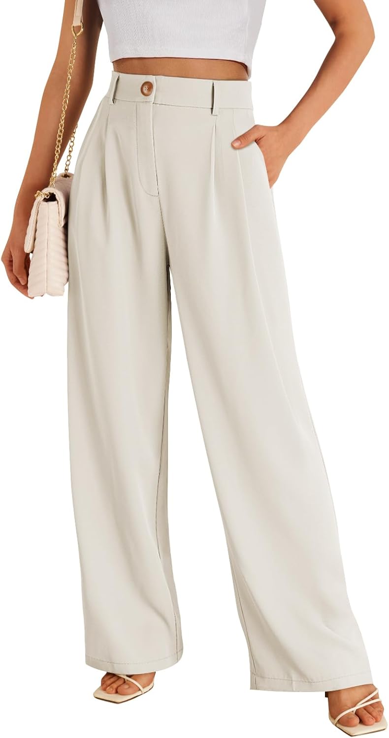 LILLUSORY Wide Leg Dress Pants for Effortless Style and Comfort