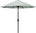 MASTERCANOPY Patio Umbrella for Outdoor Market Table 10ft Light Gray