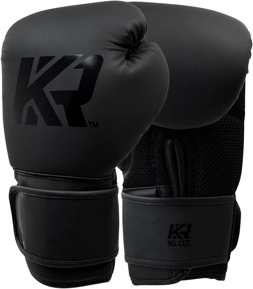 KRBON Boxing Gloves Set - Free Hand Wraps! Train in Style!