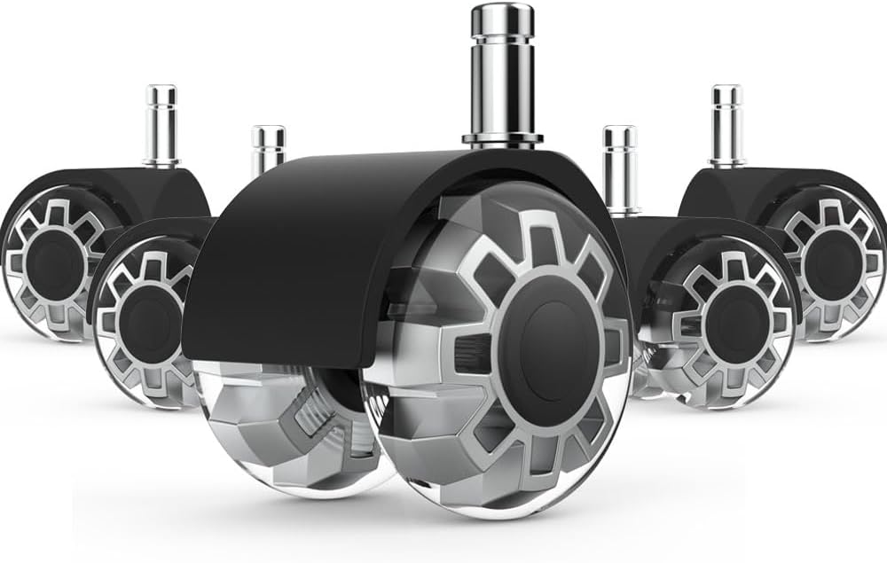Minewill Heavy Duty Office Chair Wheels - Smooth & Safe Rolling