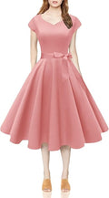 Women's Retro 1950s Style Dress Ideal for Vintage Themed Events