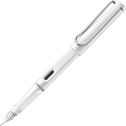 LAMY Safari Fountain Pen - Ergonomic Grip & Polished Steel Nib