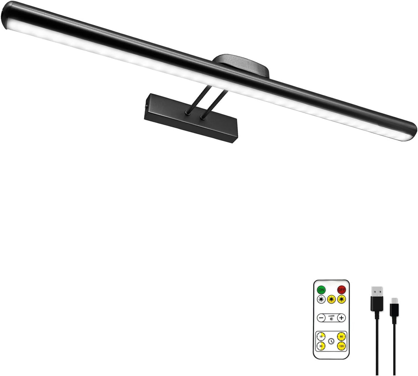 24.4 Wireless Picture Lights with Remote Control for Art Display