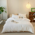 White Full Size Comforter Set 3Pcs - Soft All-Season Comforter