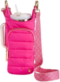 HydroBag Handle Crossbody Water Bottle Carrier - Quilted Hands-Free