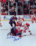 Darren McCarty Autographed 16x20 Photo - Fight vs. Claude Lemieux