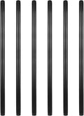 3/4 in 42 in Pre-Cut Black Metal Pipe 6 Pack - Industrial Shelving