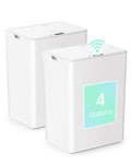 Cesun 2 Pack 4 Gallon Touchless Bathroom Trash Can - Compact Motion