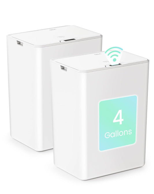 Touchless Motion Sensor Trash Can for Bathroom and Office Use