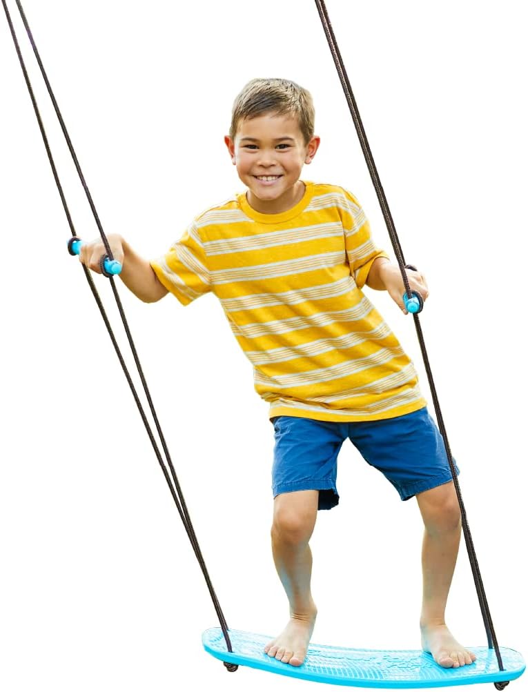 Swurfer Kick Stand Up Surfing Tree Swing for Kids Outdoor Fun
