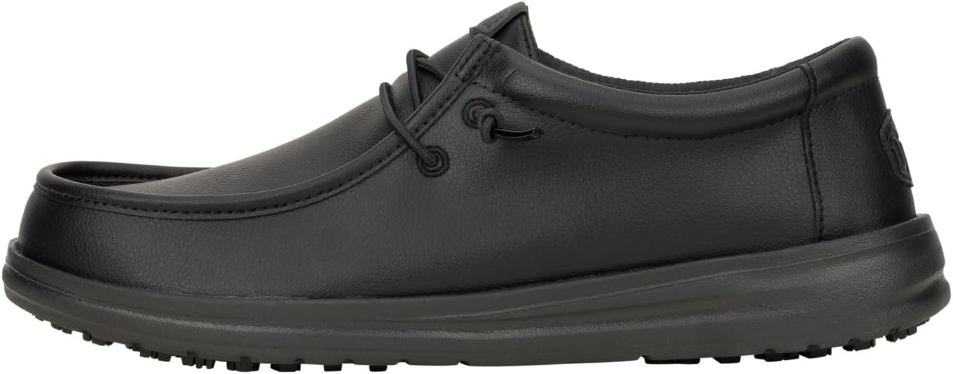 HEYDUDE Mens Wally Work CE Slip-On Loafers for Comfort