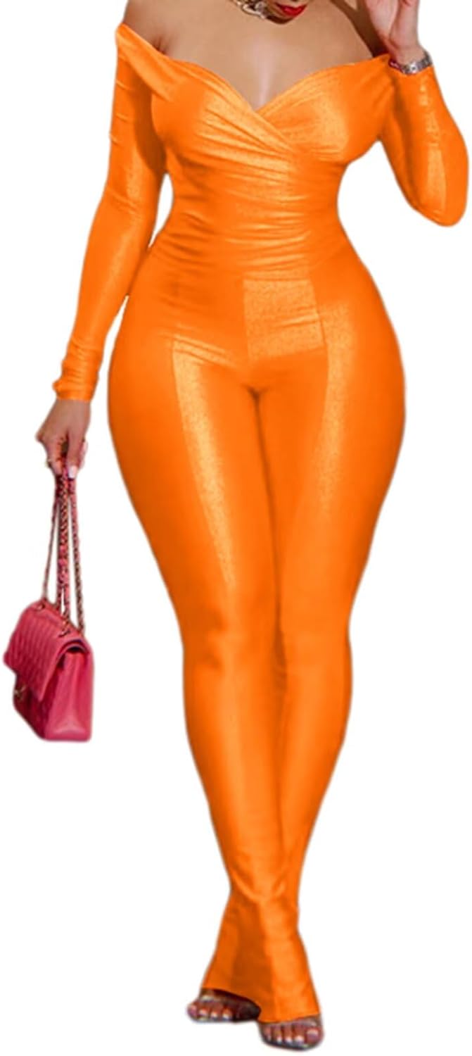 Sexy 2 Piece Outfits for Women with Off Shoulder Tops and Pants
