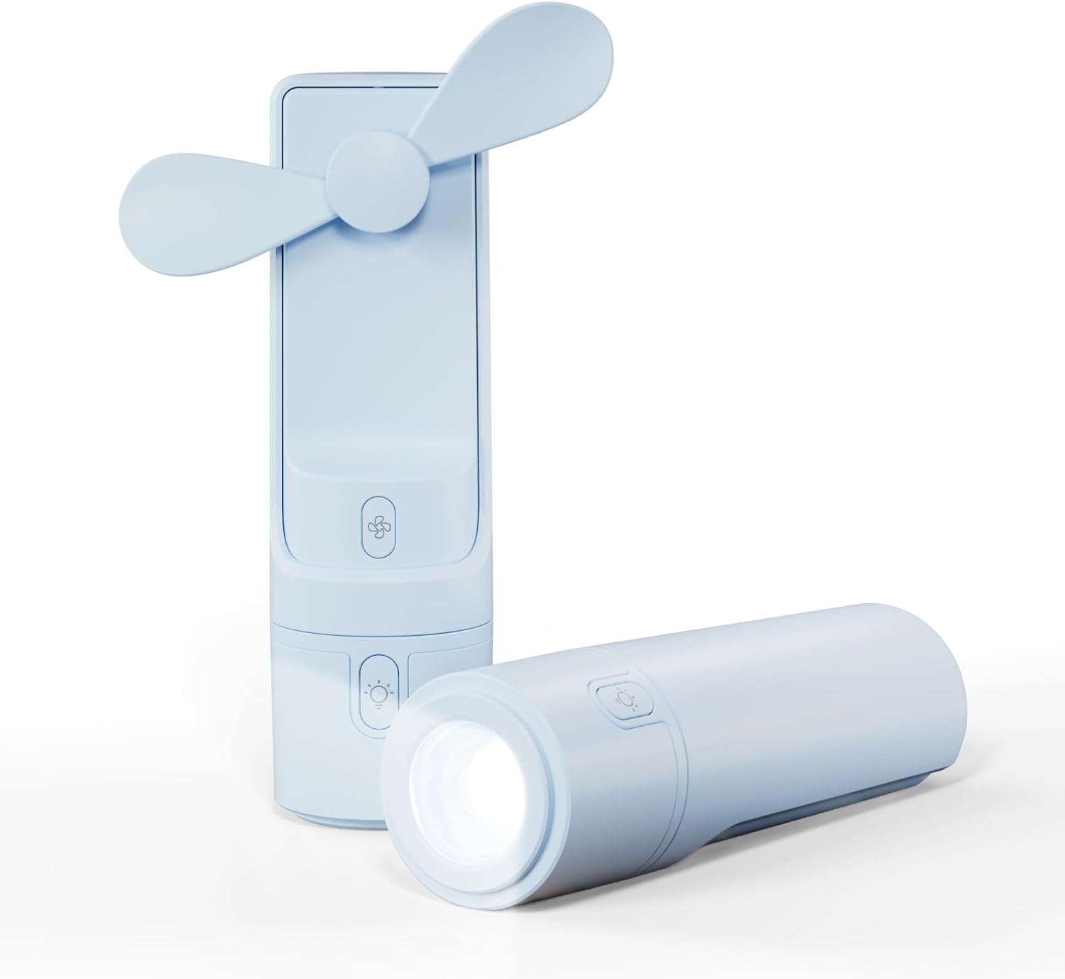 Portable 3-in-1 Fan: 35-Hour Battery, Power Bank, Flashlight