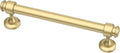 Alzassbg 10 Pack Matt Gold Cabinet Pulls 5 in Hole Centers - Solid