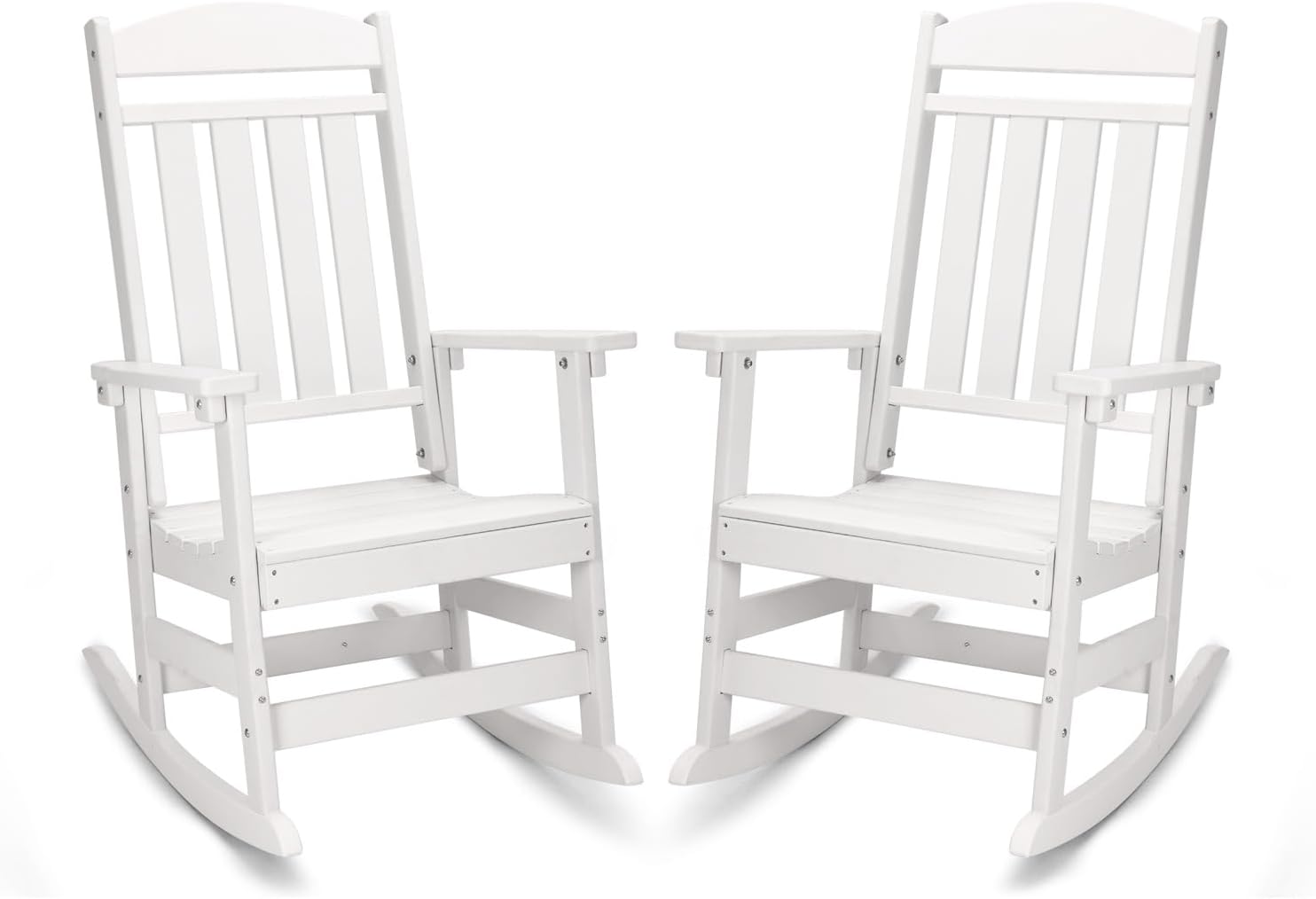 Set of 2 Weather-resistant Rocking Chairs: FOOWIN Patio Rockers