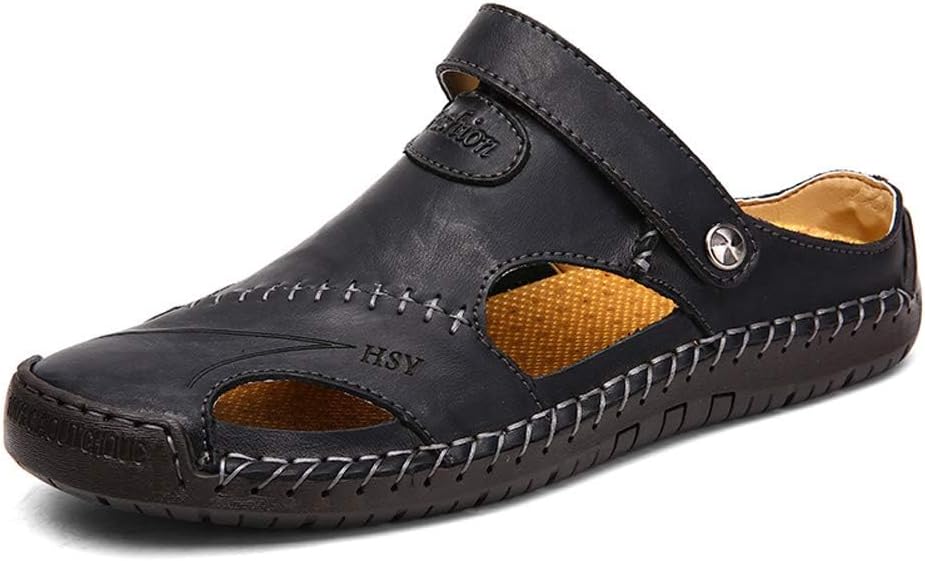 Anti-Slip Leather Hiking Sandals by Asifn