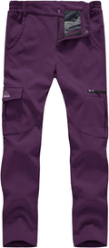 Gopune Women's Insulated Hiking Pants for Windproof Waterproof Comfort