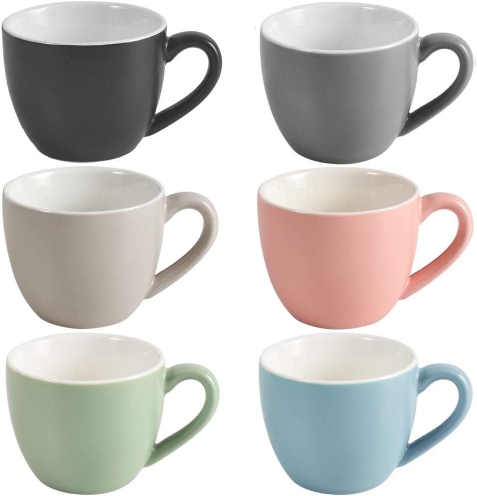 Set of 6 Tiny Espresso Cups by homEdge