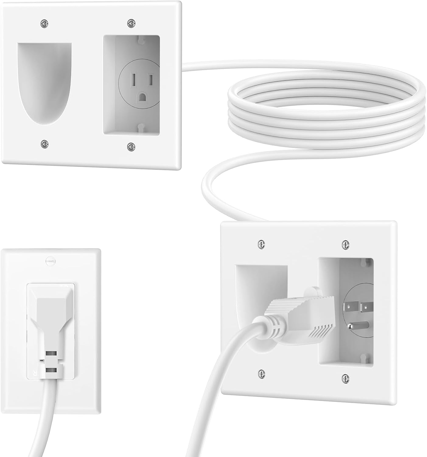in Wall Cable Management Kit for Hiding Cords Behind TV