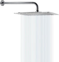 NearMoon Square Rain Shower Head With Extension Arm - 12 in Chrome