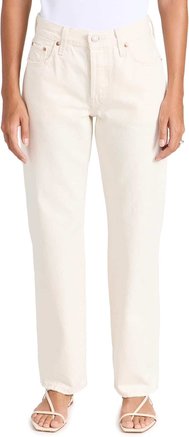 Levi's Womens 501ft90s: Classic Mid-Rise Straight-Leg Denim