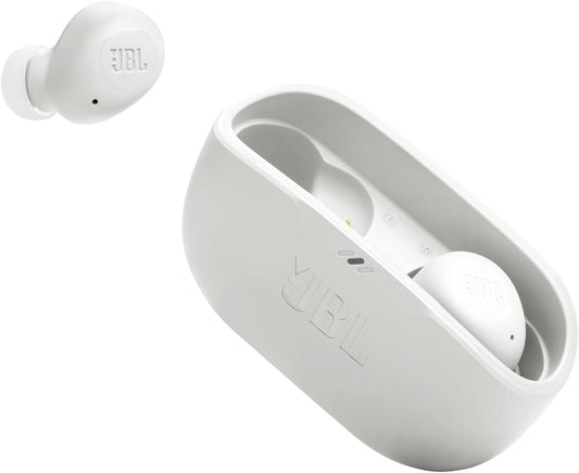 JBL Vibe Buds - 32hr Battery Life, Immersive Bass (White)