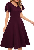 HomRain Women's Vintage-Inspired Dresses for Wedding Guests
