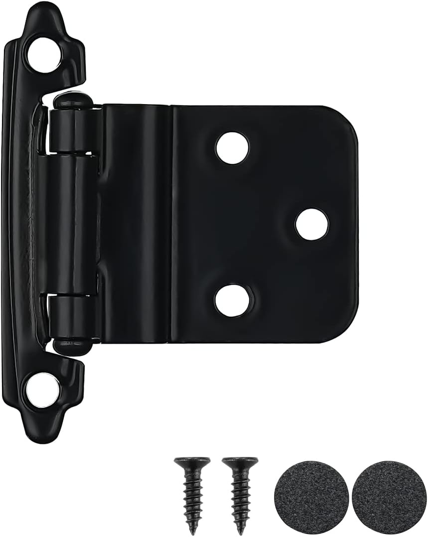 JQK 3/8 Inch Inset Cabinet Door Hinges for Kitchen Hardware