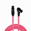 Balanced XLR Cable Female to Right Angle XLR Male - 30 Feet