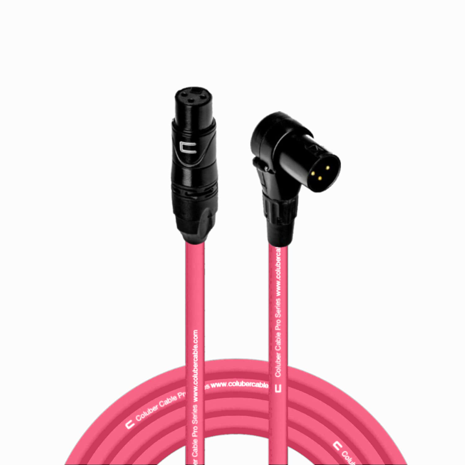 Balanced XLR Cable Female to Right Angle XLR Male - 30 Feet