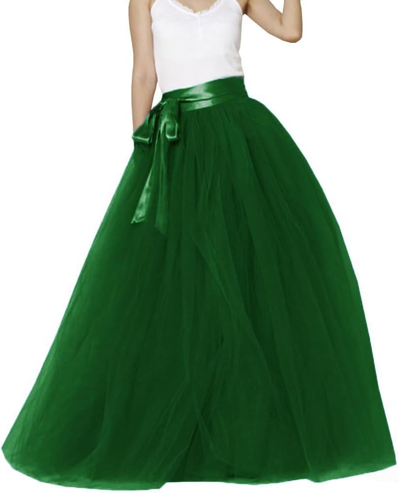 EllieHouse Womens Long Tutu Skirt for Parties and Events