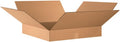 AVIDITI Shipping Boxes Flat 24L x 24W x 4H (10-Pack) - Sturdy Shallow