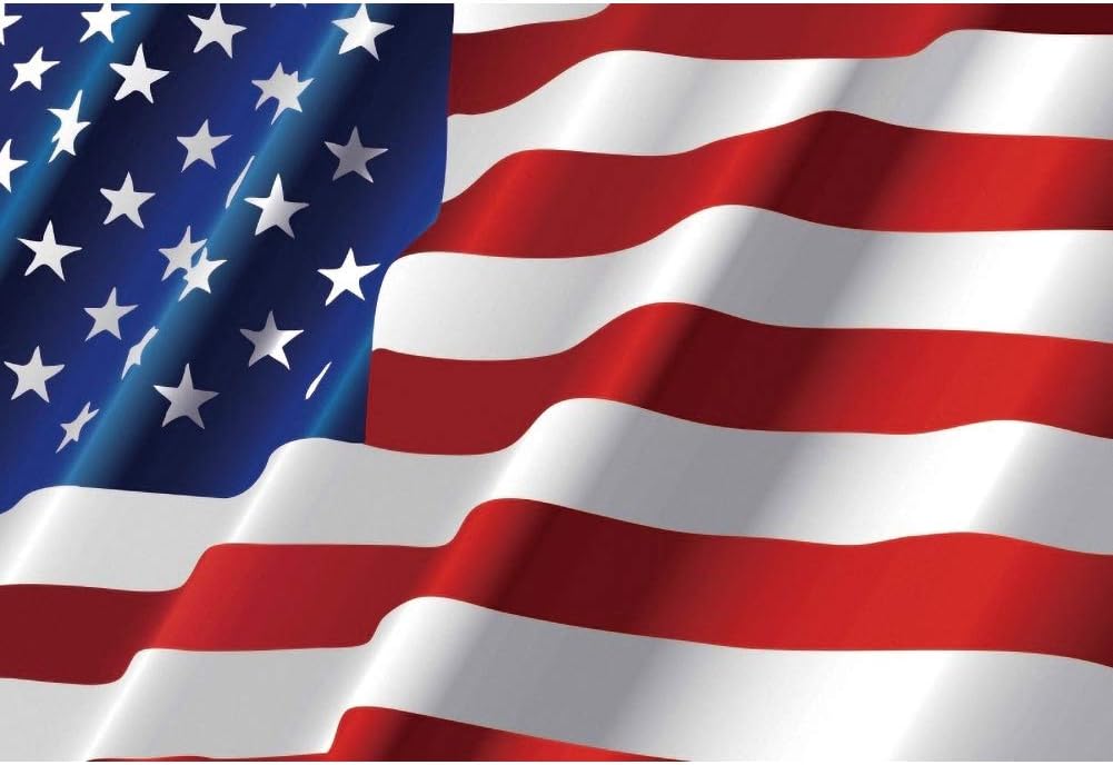 10x7ft American Flag Backdrop for Independence Day Celebrations