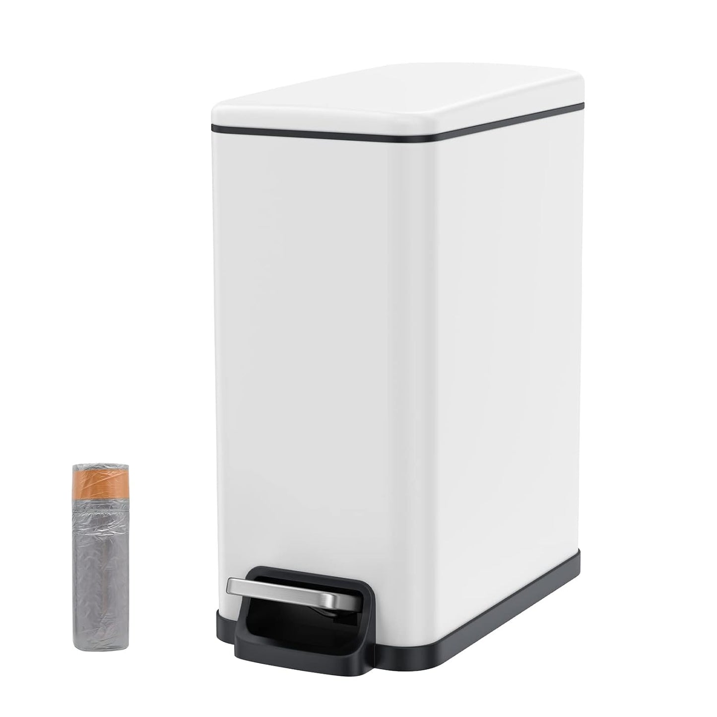 BETHEBEST Bathroom Trash Can with Lid and Soft Close Feature