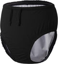 Youth Reusable Swim Diapers Black (10-12T) - Leakproof Swimwear