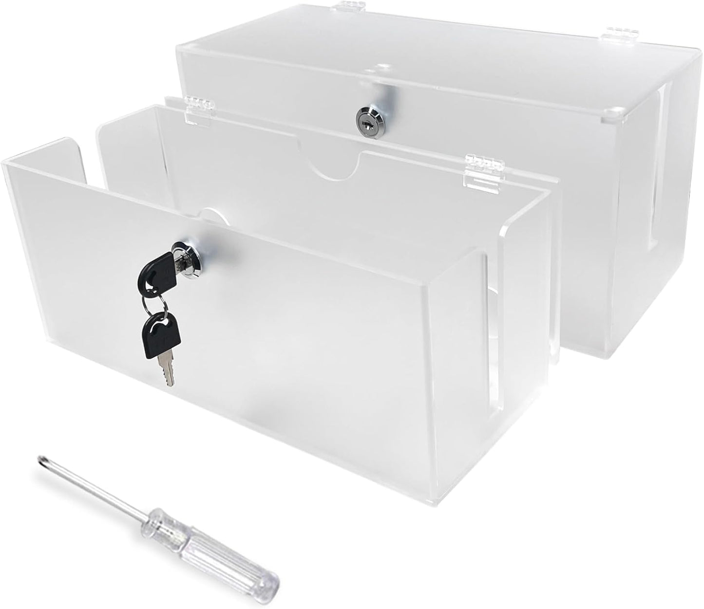 Lockable Cable Box: Organize Cords Easily!
