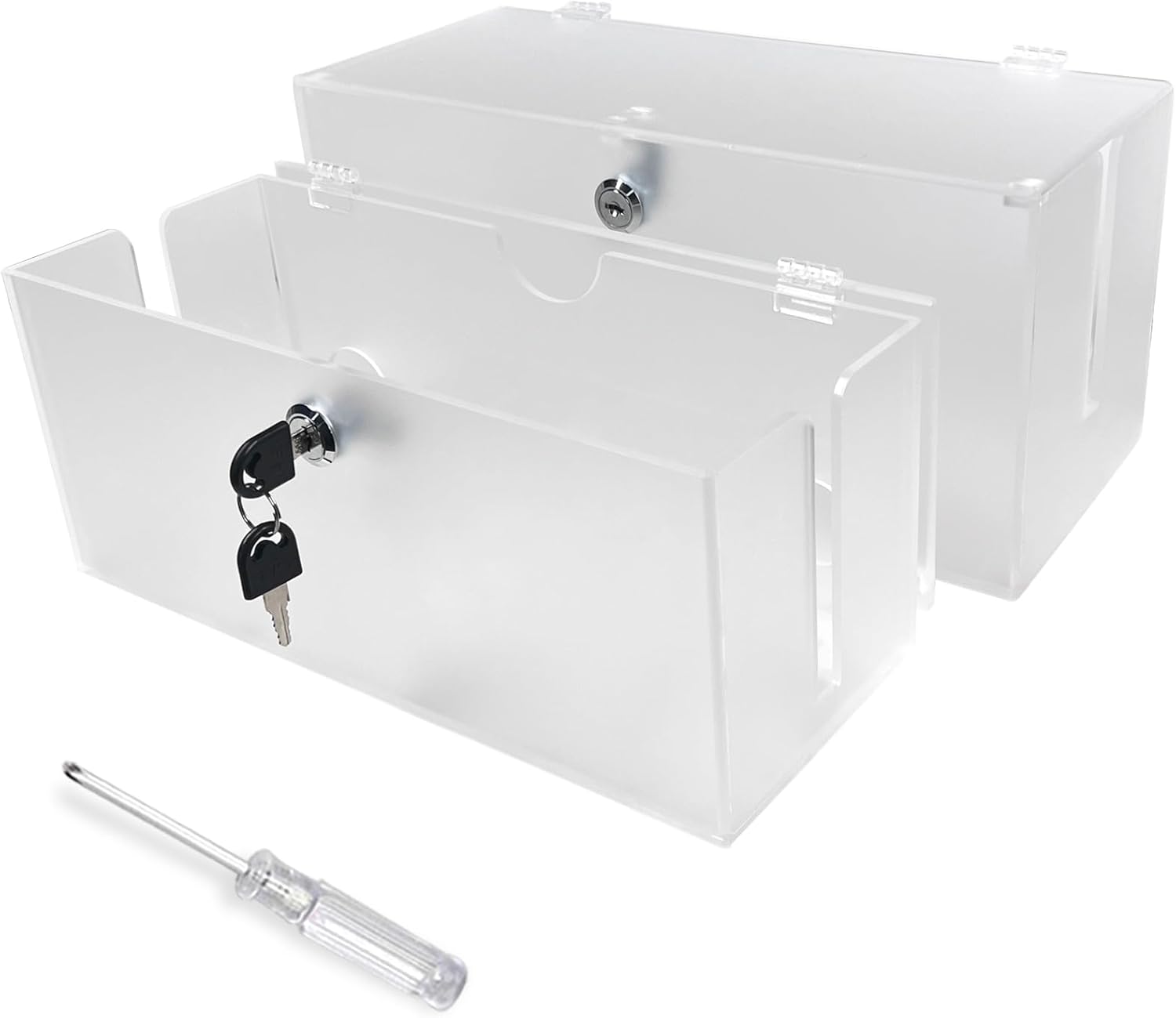 Lockable Cable Box: Organize Cords Easily!