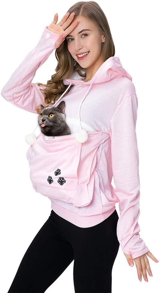 Felyong Unisex Pet Carrier Hoodie - Keep Your Furry Friend Close!