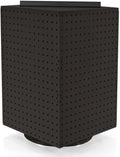 Rotating Pegboard Display Stand 14x14x20 in - 4-Sided Revolving Rack