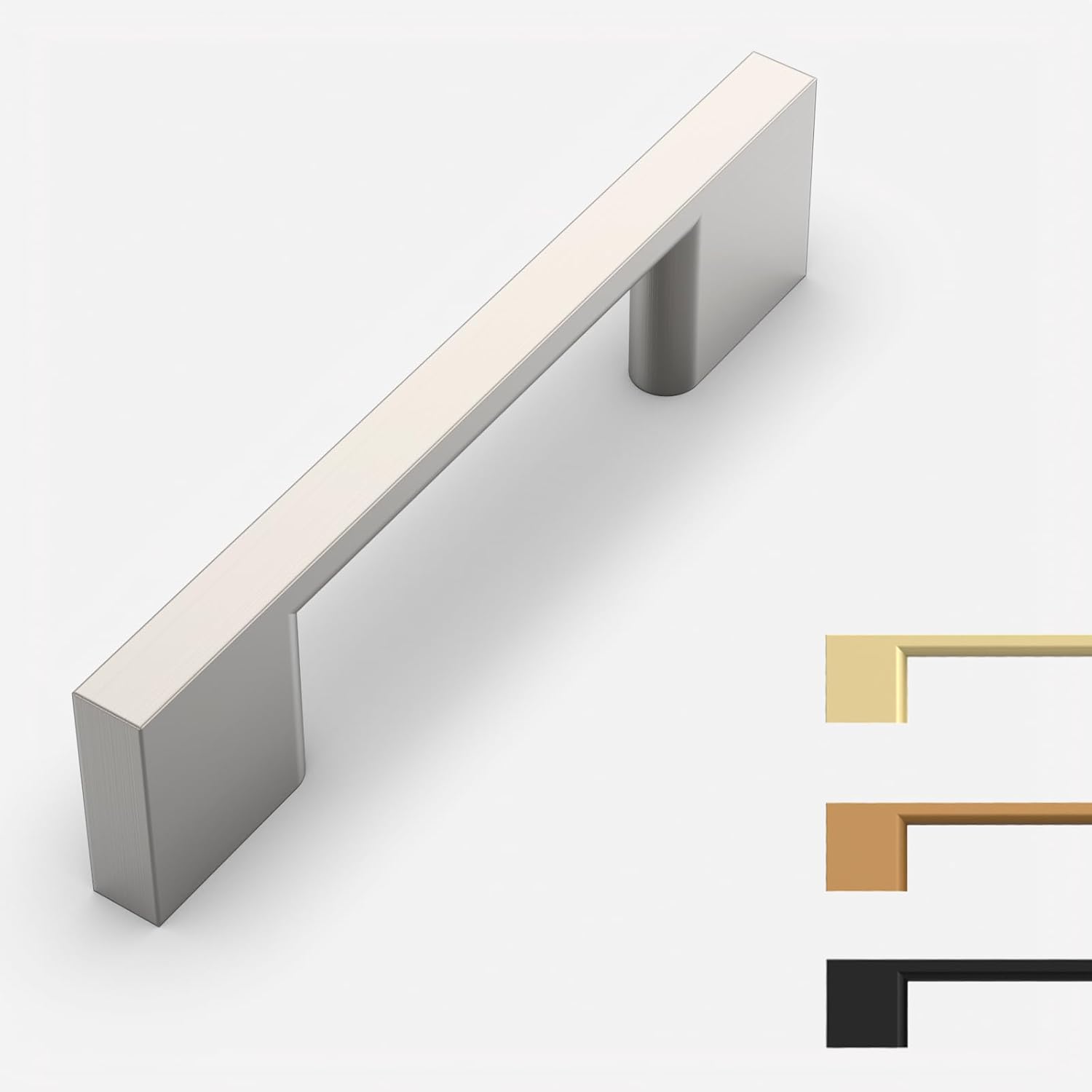 10 Pack Brushed Satin Nickel Cabinet Pulls for Kitchen Use