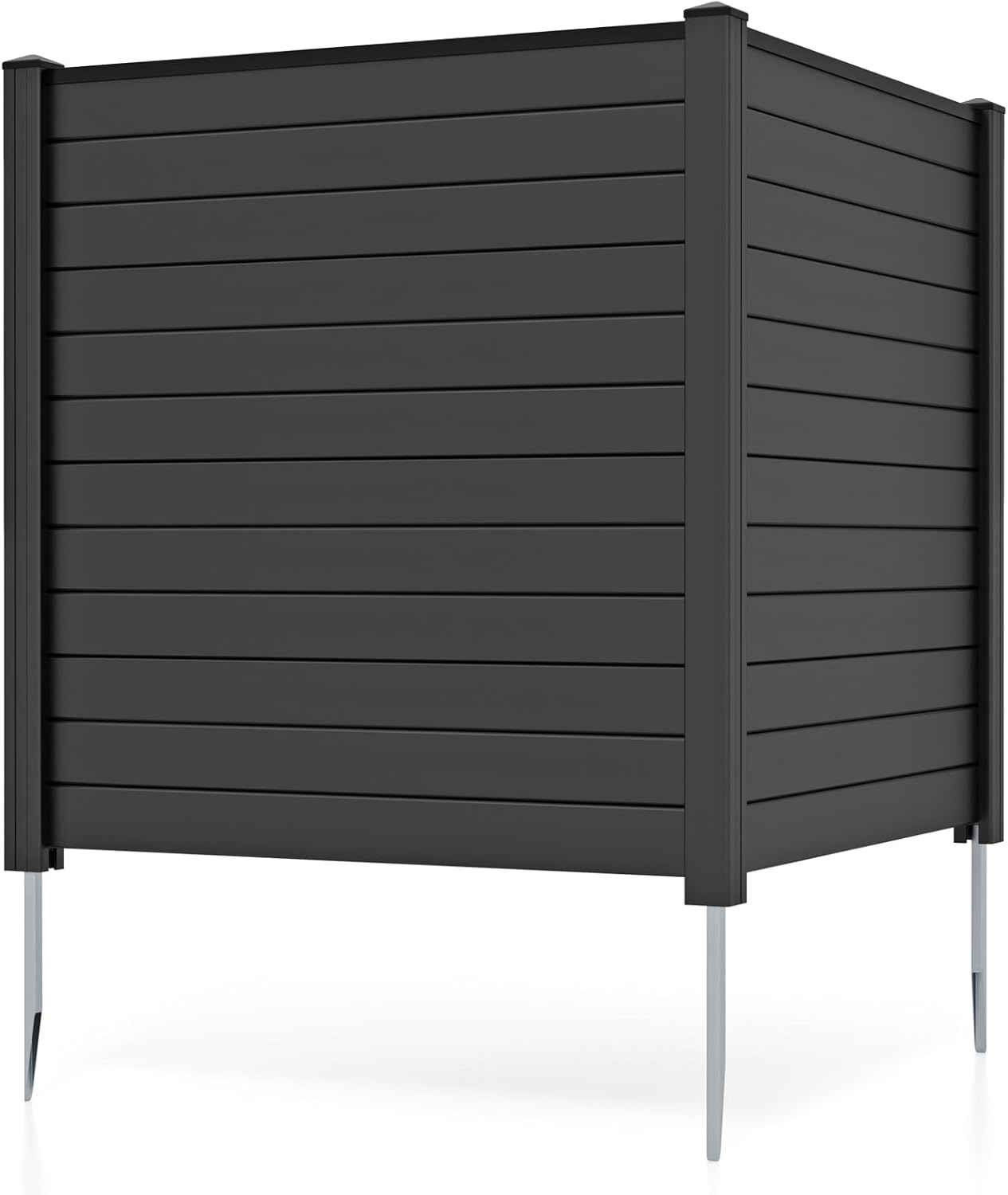 Giantex Outdoor Privacy Screen - Upgraded Metal Stakes for Stylish AC Unit Enclosure