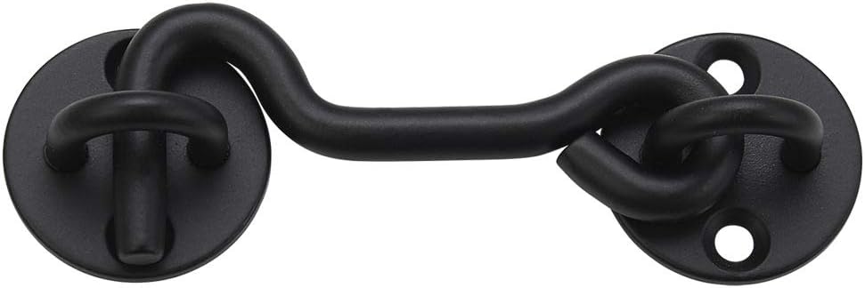 Raswik 4 in Privacy Hook and Eye Latch for Barn Door - 5 Pack