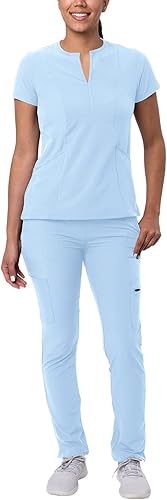 Adar Addition Go-Higher Scrub Set for Women - Stylish Comfort