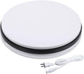 fotoconic White Electric Rotating Turntable Display Stand - Heavy Duty