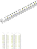 LEDMyplace V-Shape Integrated T8 8ft LED Tube Lights - Bright 7200 lm