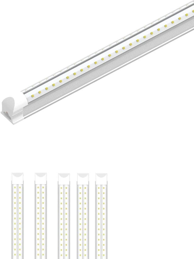 LEDMyplace V-Shape Integrated T8 8ft LED Tube Lights for Bright Spaces