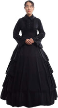 Victorian Rococo Dress Gothic Ball Gown for Masquerade Parties