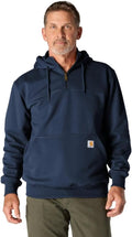 Mens Heavyweight Quarter-zip Sweatshirt for Cold, Wet Weather