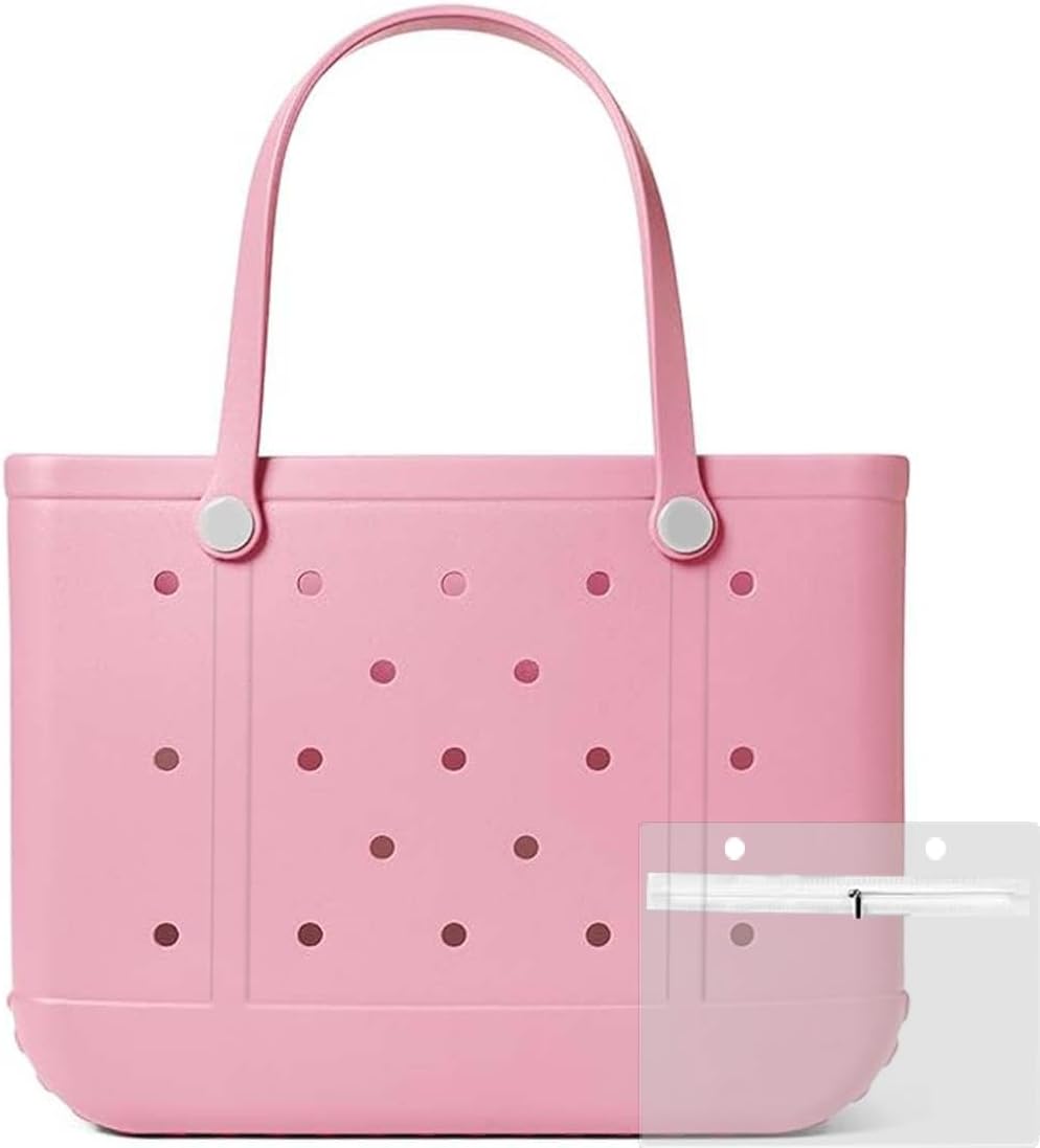 Extra Large Waterproof Rubber Tote Bag for Beach and Travel