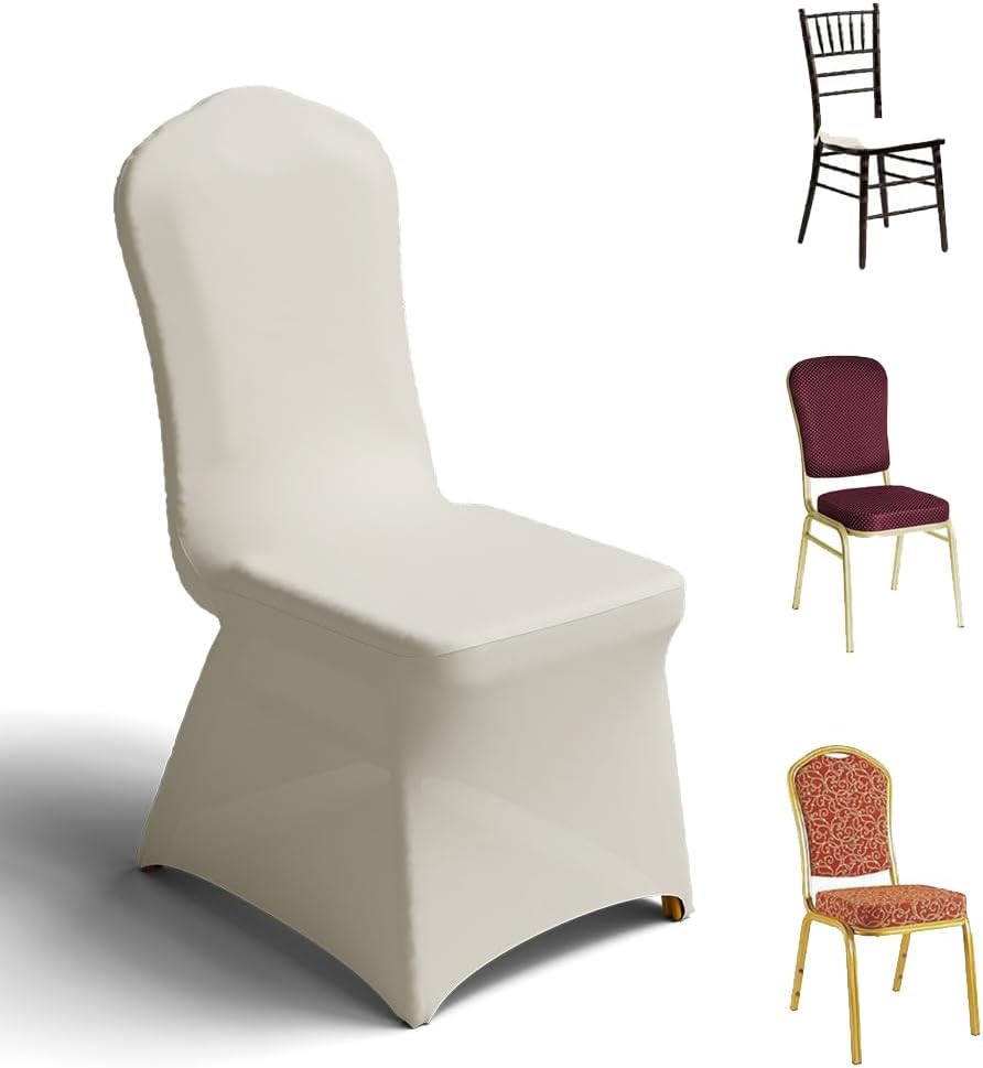 Trlyc 30 Pcs Spandex Chair Covers for Elegant Dining Events